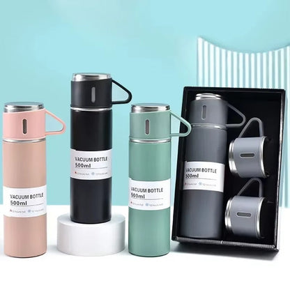 Premium Vacuum Flask Gift Set